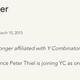 Screengrab: Y Combinator